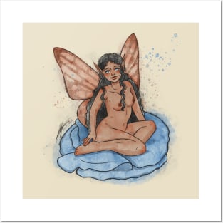 Watercolor fairie Posters and Art